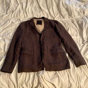 AllSaints Vintage Linen Blazer 36 *SHIP SAME DAY!